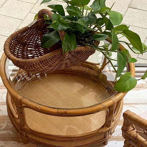 שולחן-מדף-עגול