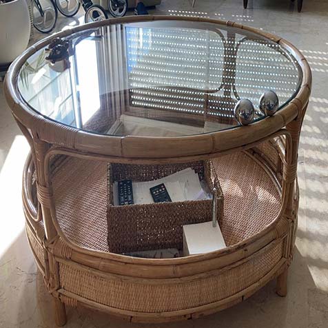 שולחן-מדף-עגול